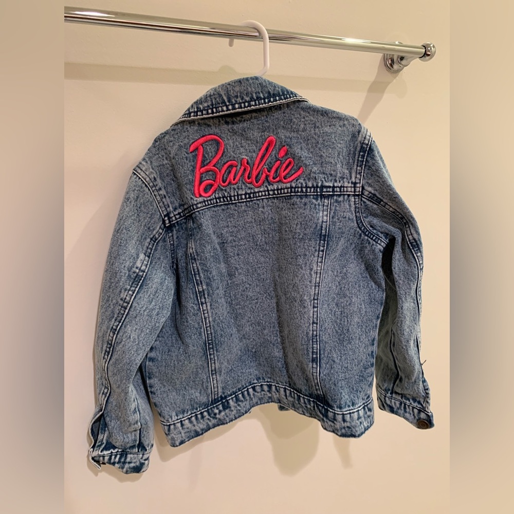 Blue Jean Barbie Jacket Girls Size Medium